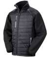 RS237 R237X Result Recycled Compass Padded Jacket Black / Grey colour image